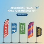 Feather Angled Flag NYC