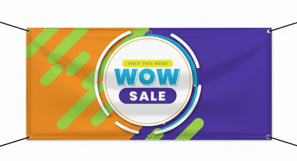 Blockout Fabric Banner